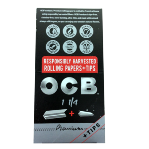 Best Prices For OCB PREMIUM SLIM PAPERS WITH TIPS - 24CT (OCB-4)
