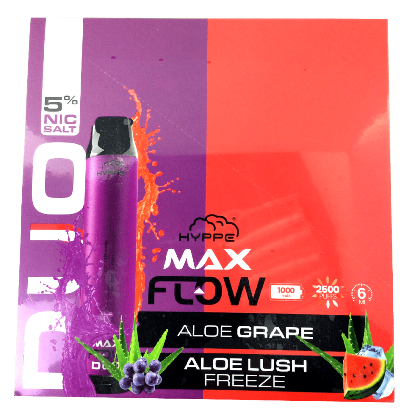 hyppe max flow aloe grape