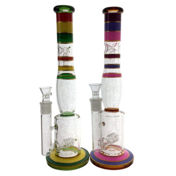 14-inch-5mm-color-bands-with-percolator-diffuser-water-pipe