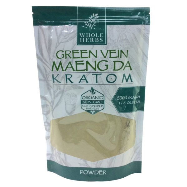 whole-herbs-green-vein-maengda-kratom-500gm-powder