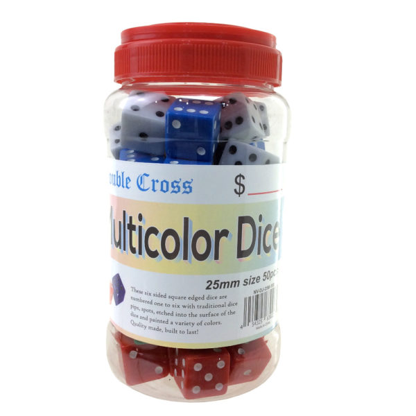 dice-assorted-colors-jar-large-50ct