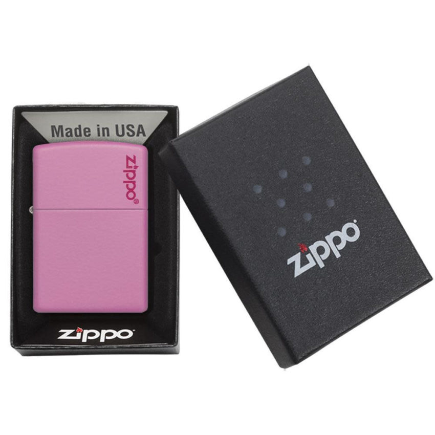 ZIPPO LOGO PINK 238ZL