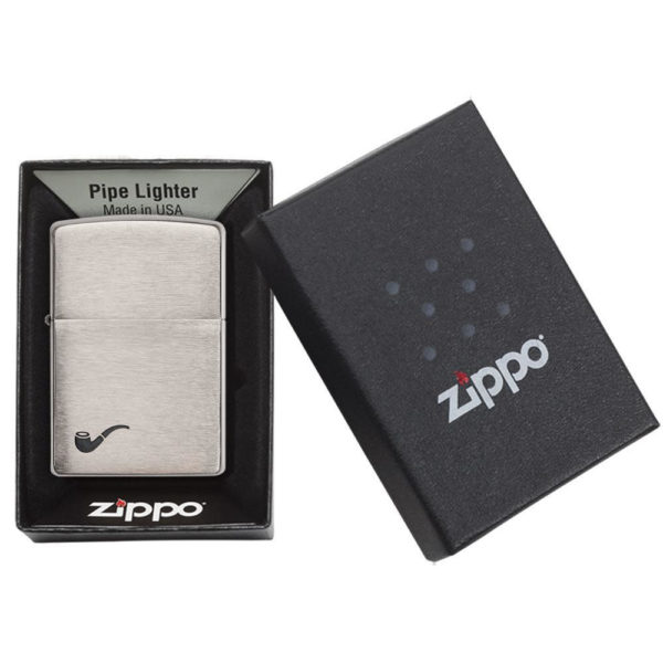 zippo-brush-finish-pipe-lighter-200pl