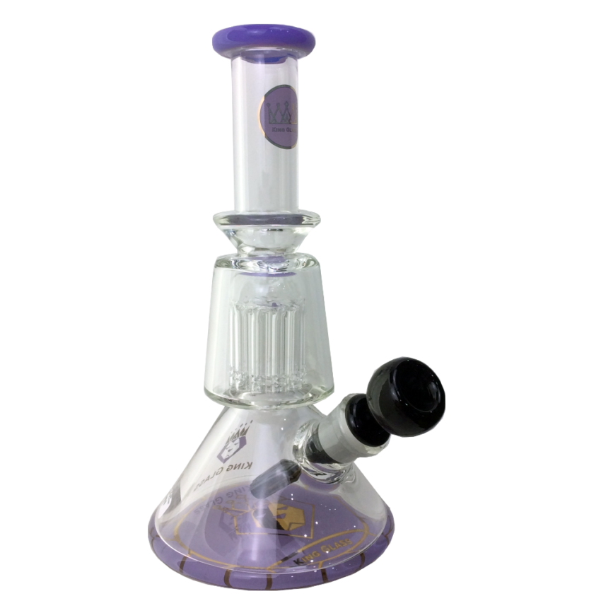 10.5 INCH KING GLASS TREE PERCULATOR WATER PIPE