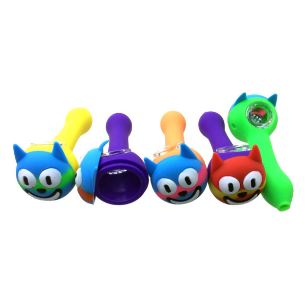 silicone-gid-4-5-inch-cat-face-hand-pipe