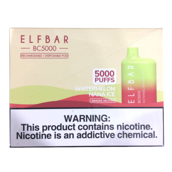 DC ELF BAR BC5000 WATERMELON NANA ICE