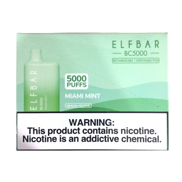 DC ELF BAR BC5000 MIAMI MINT