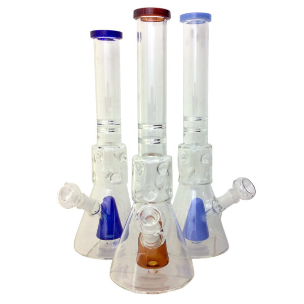 14 INCH COLOR CONE PERCULATOR BEAKER WATER PIPE