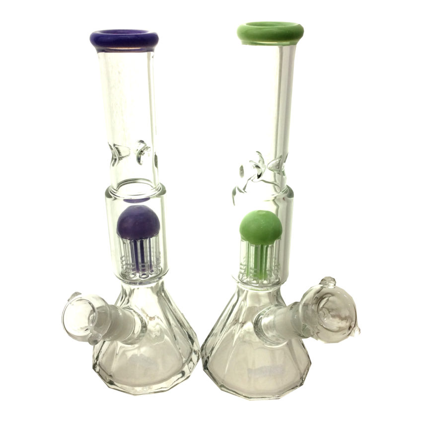 Inch Slime Tree Perculator Beaker Water Pipe