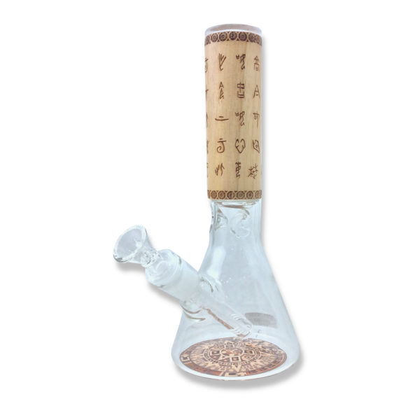 9-inch-wooden-sleeve-aztec-beaker-water-pipe