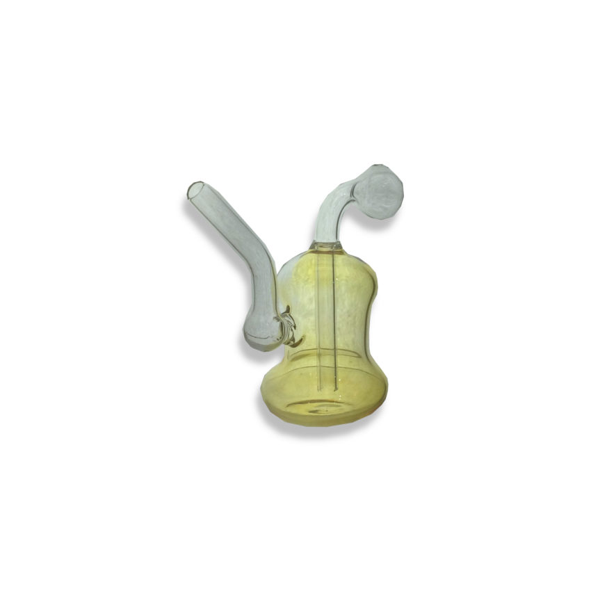 4.5 INCH FUMED OIL BURNER BUBBLER WATER PIPE