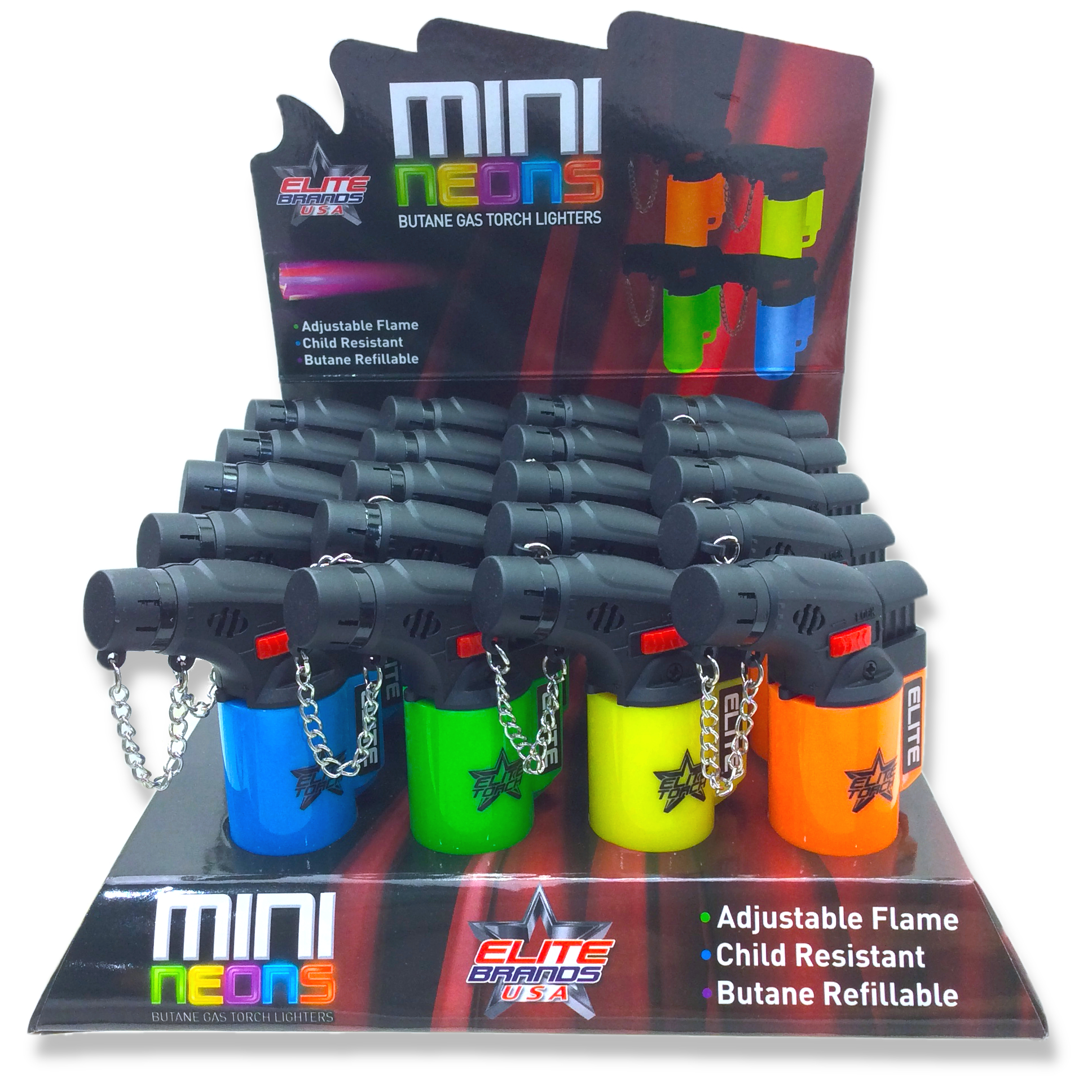 50047 elite-mini-neon-torch-lighters-emnt200