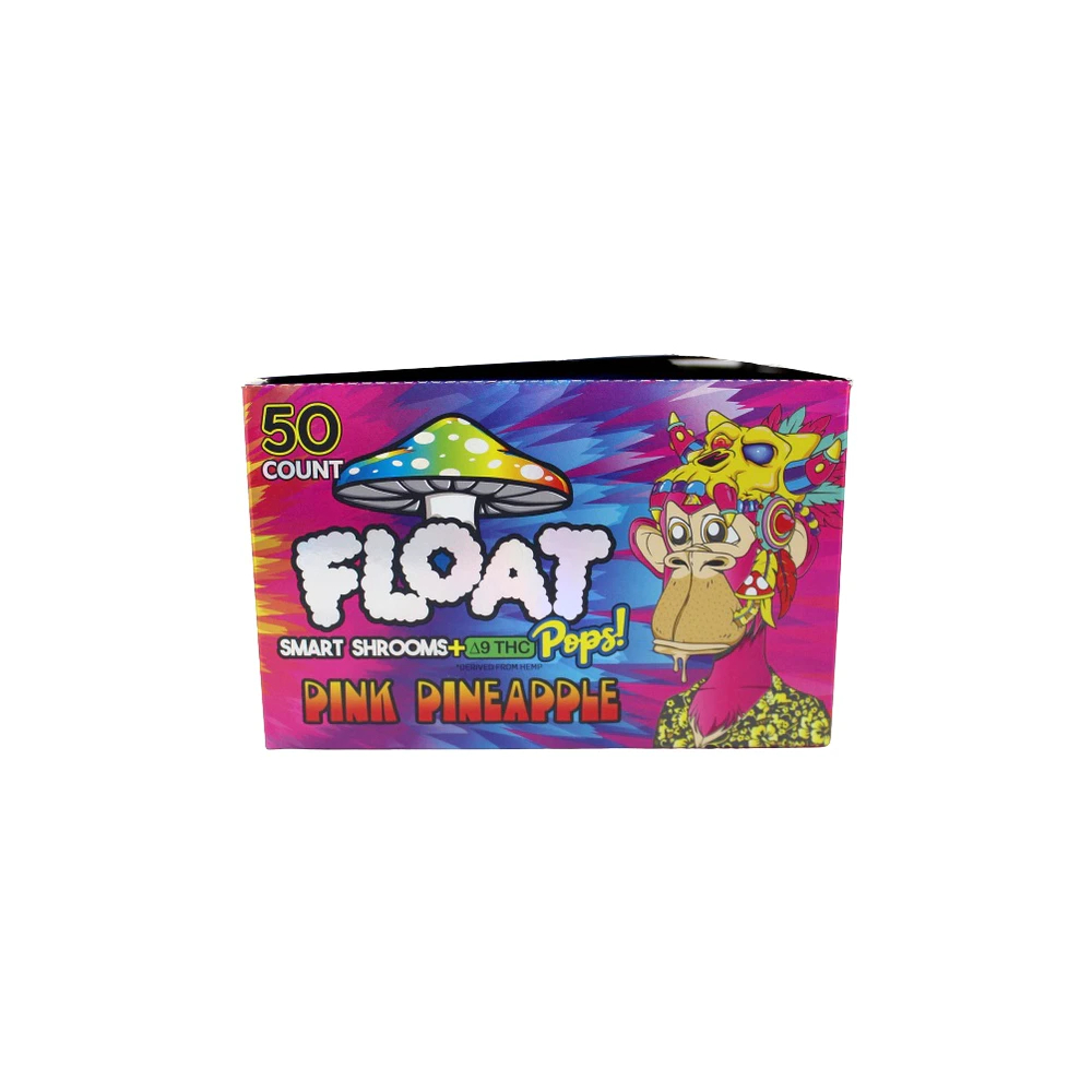 FLOAT SHROOMS+D9 POPS PINK PINEAPPLE (50 CT)