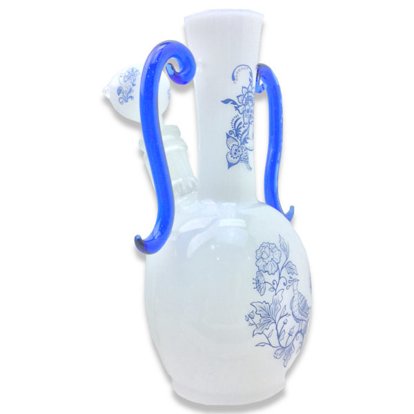 7-5-inch-white-vase-with-handles-glass-water-pipe