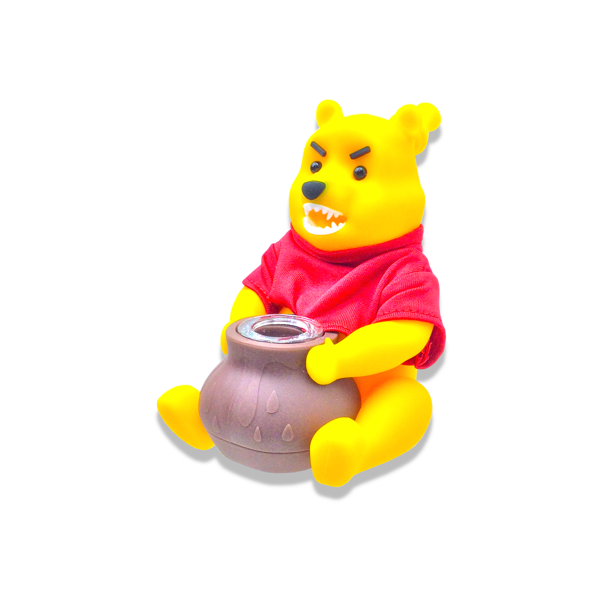 SILICONE 4 INCH HONEY BEAR WATER PIPE