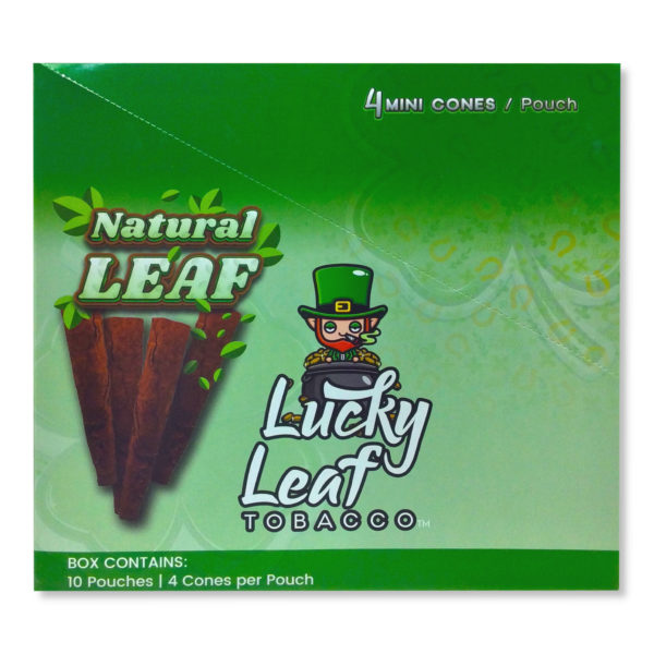 lucky-leaf-mini-tobacco-natural-cones-10-4pk
