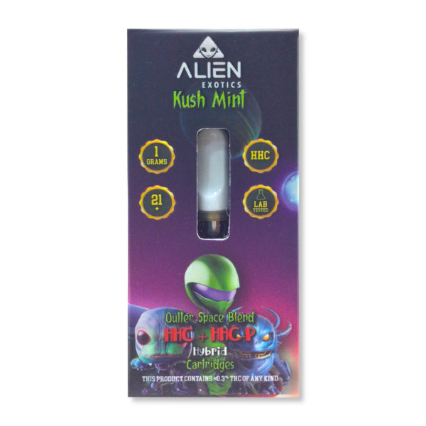 HHC/HHCP ALIEN KUSH MINT CARTRIDGE 1GM