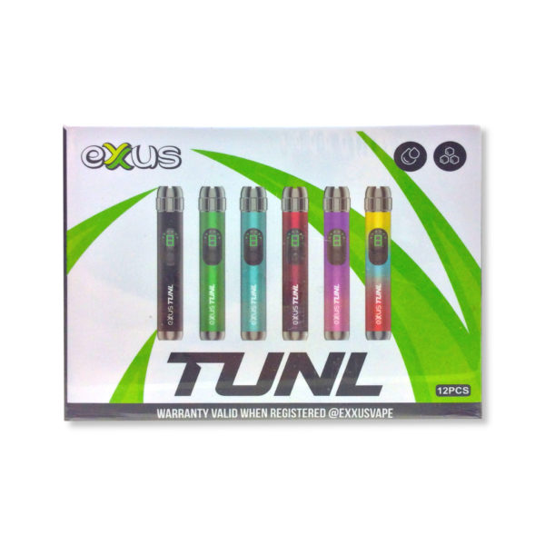 exxus-tunl-cartridge-vaporizer-assorted-color-display