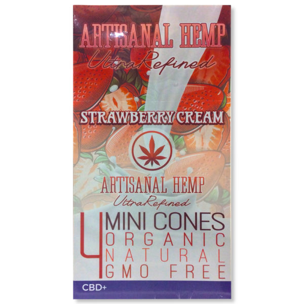 high-hemp-artisanal-hemp-mini-cones-strawberry-cream-15-4ct