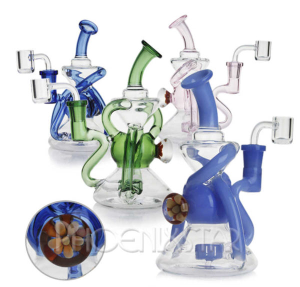 7-5-inch-button-slime-recycler-with-showerhead-perculator-water-pipe