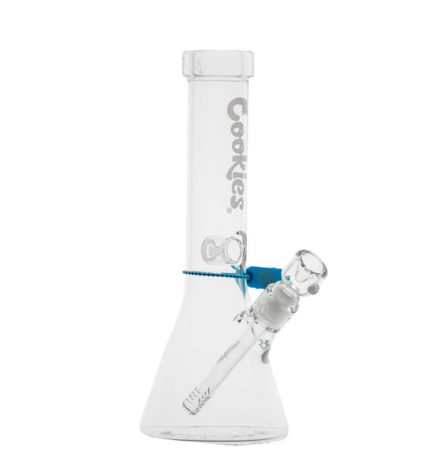 13-inch-beaker-5mm-with-white-cookies-logo-water-pipe-ckw005