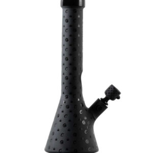 14-inch-v-beaker-black-with-cookies-pattern-water-pipe-ckw009