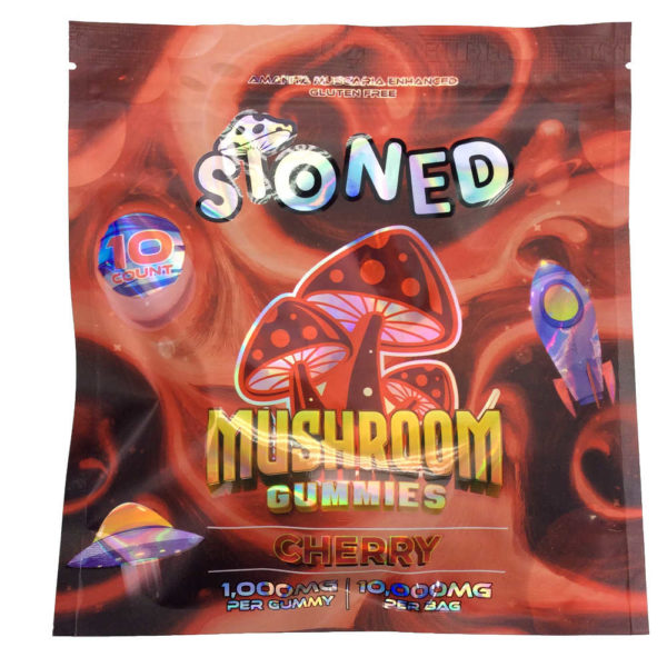 stoned-mushroom-gummies-cherry-10000mg-10gummies