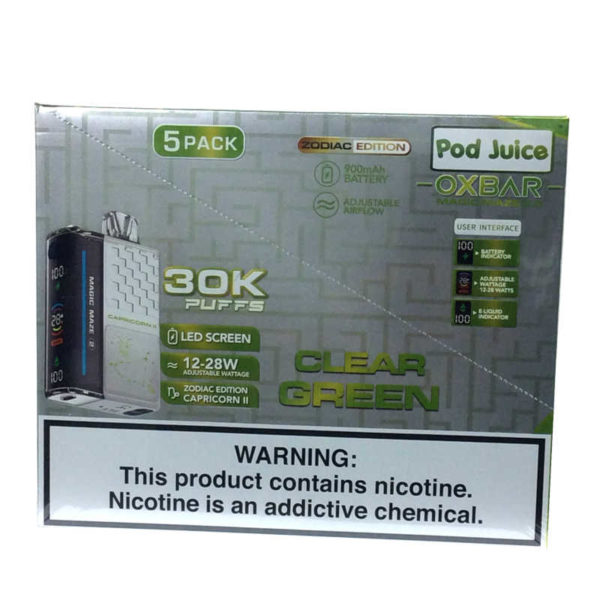 pod-oxbar-clear-green-30k-puffs