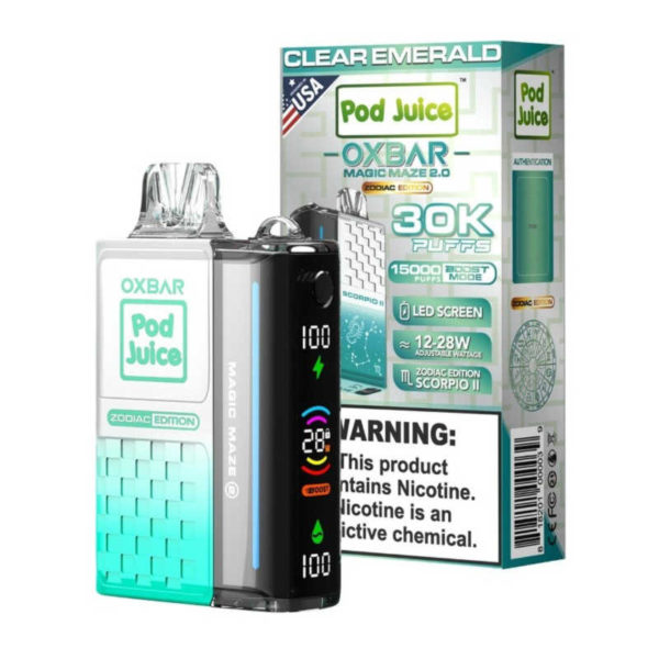 pod-oxbar-clear-emerald-30k-puffs