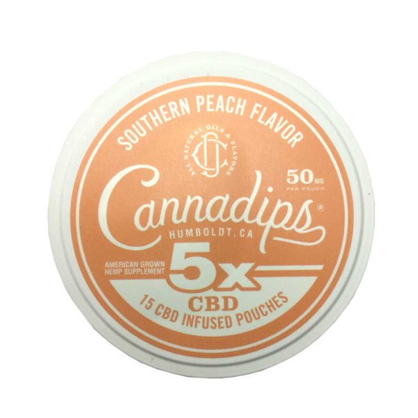 cannadips-5x-pouches-southern-peach-5ct