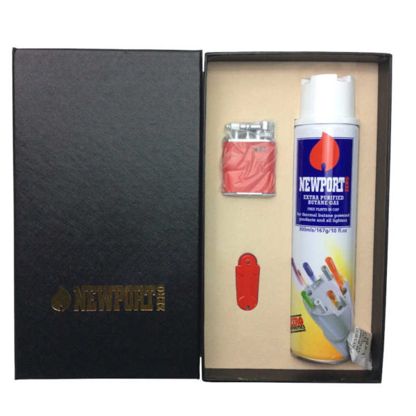 newport-zero-lighterflintbutane-set-red