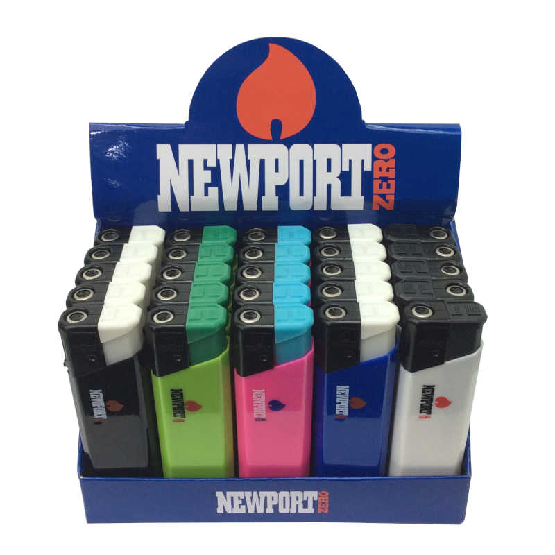 52553 newport-zeus-lighters-black-and-white-25-ct