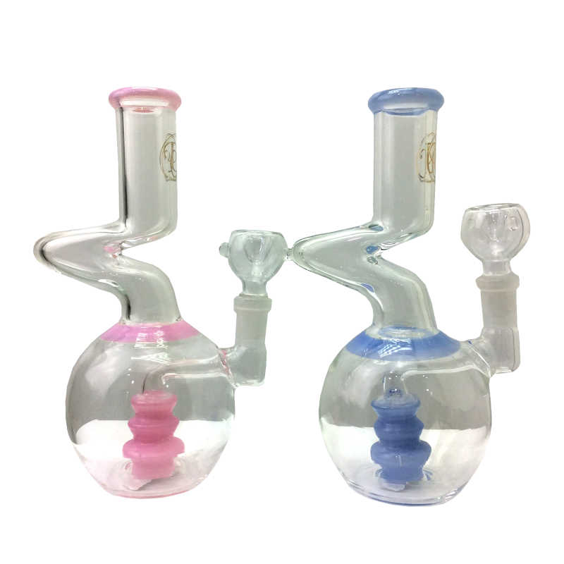 52896-1 7-inch-zong-with-slime-perculator-water-pipe