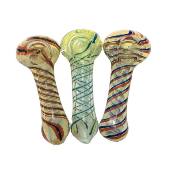 4-inch-fumed-spiral-frit-lines-hand-pipe