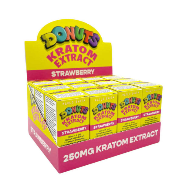 donuts-kratom-extract-250mg-strawberry