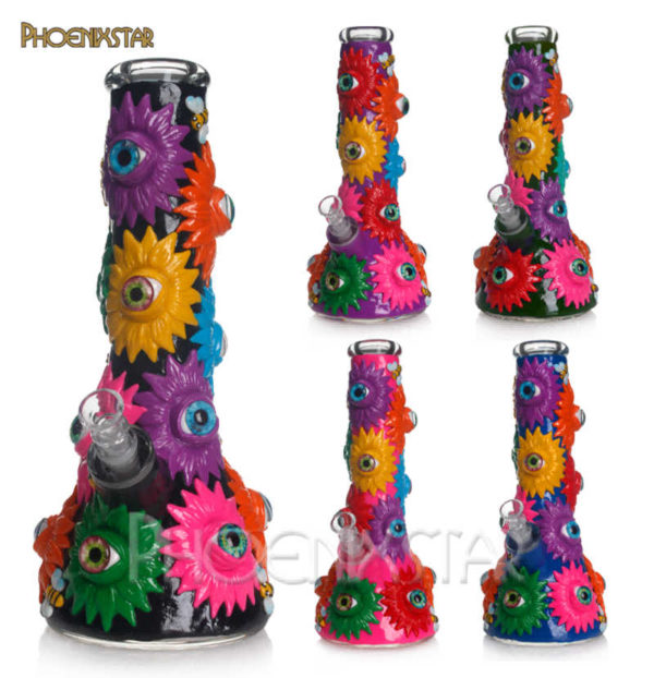 12-5-inch-3d-eyeballs-flowers-bees-beaker-water-pipe