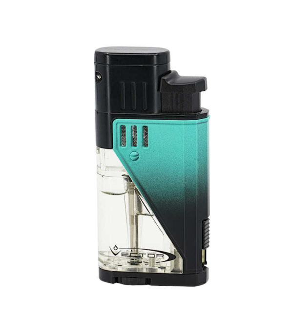 vector-twister-11-turquoise-black-rubber-matte-torch-lighter