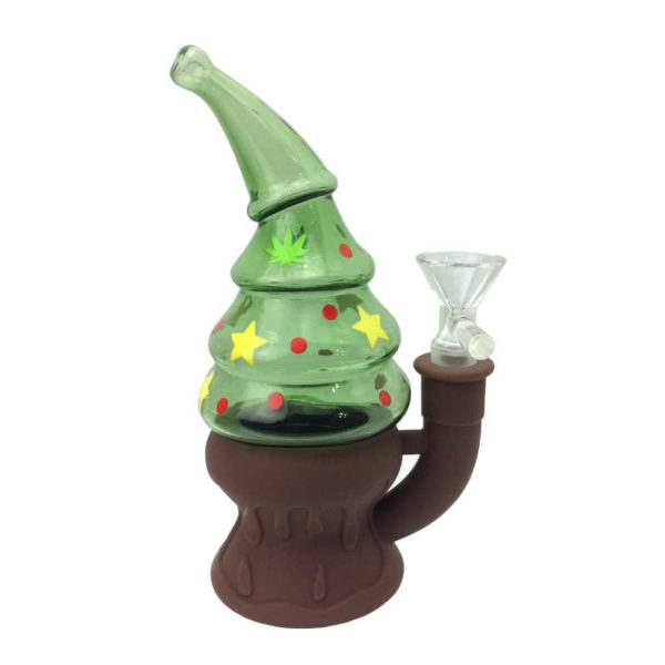 silicone-glass-6-5-inch-x-mas-tree-water-pipe