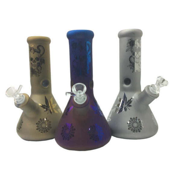 10-inch-rainbow-snake-skull-beaker-water-pipe-es24707