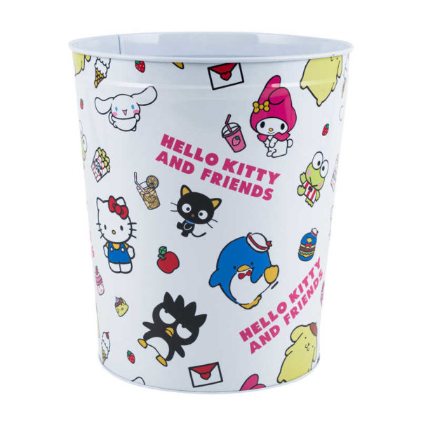 hello-kitty-and-friends-10-inch-metal-waste-bin-83108