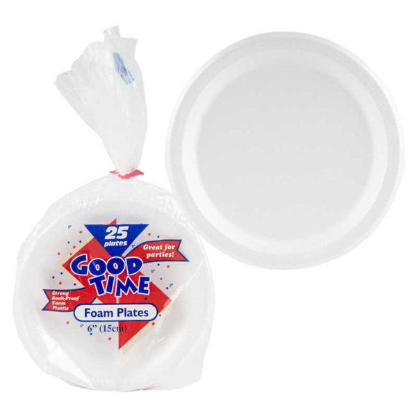 good-time-6-inch-foam-plates-25ct-18238