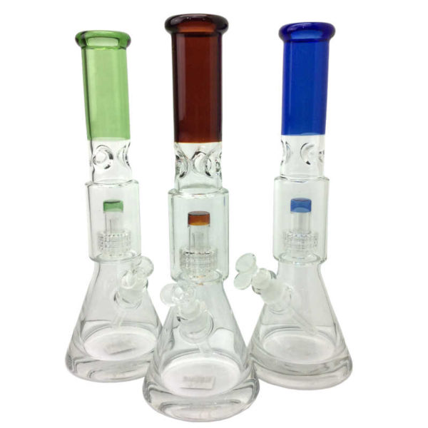 16-inch-matrix-perculator-assorted-colors-thick-base-beaker-water-pipe-es24877