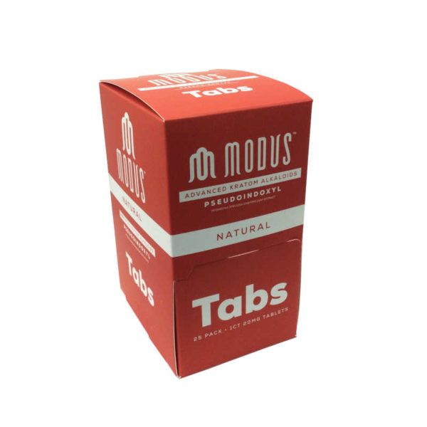 modus-pseudoindoxyl-kratom-tabs-natural-25x1ct-display-box