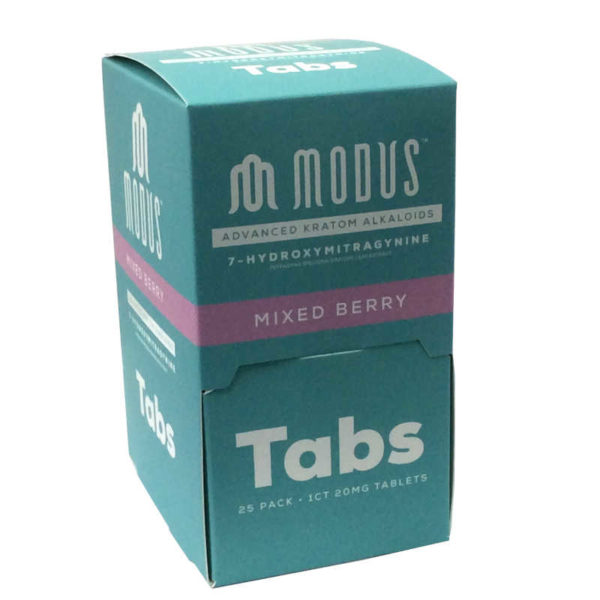 modus-7-hydroxy-kratom-tabs-mixed-berry-25x1ct-display-box