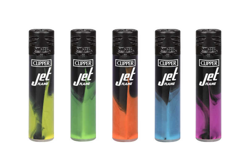 53873 clipper-lighters-dark-nebula-jet-flame-mix-colors-48-ct