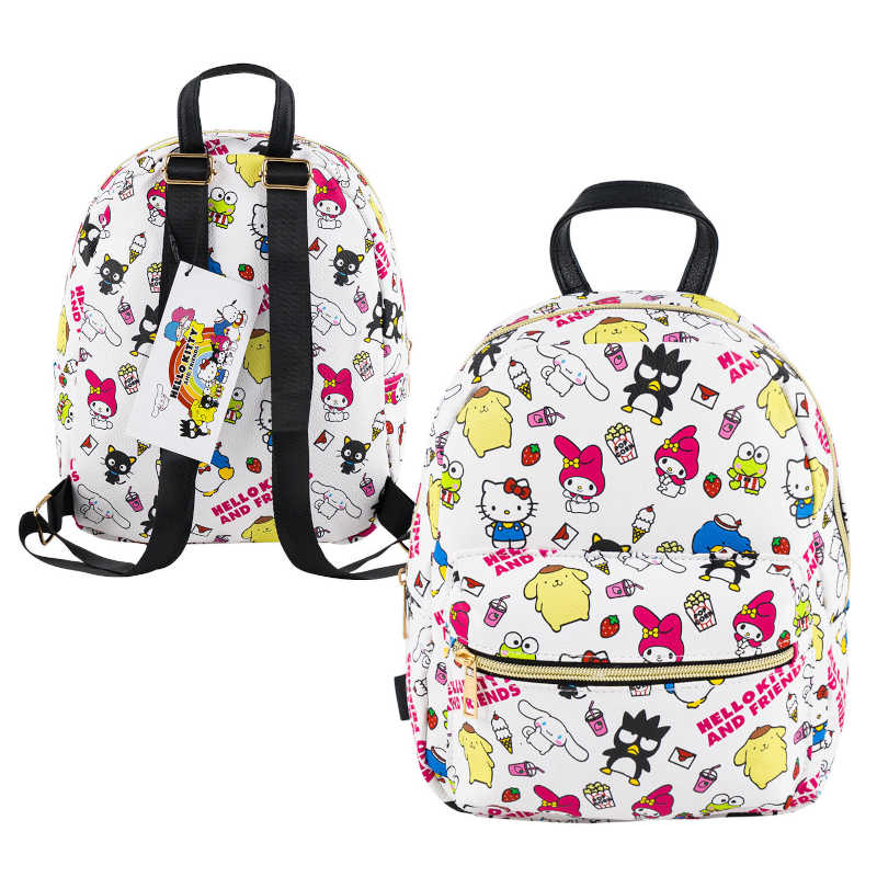 56374 hello-kitty-and-friends-10-inch-leather-back-pack-83477