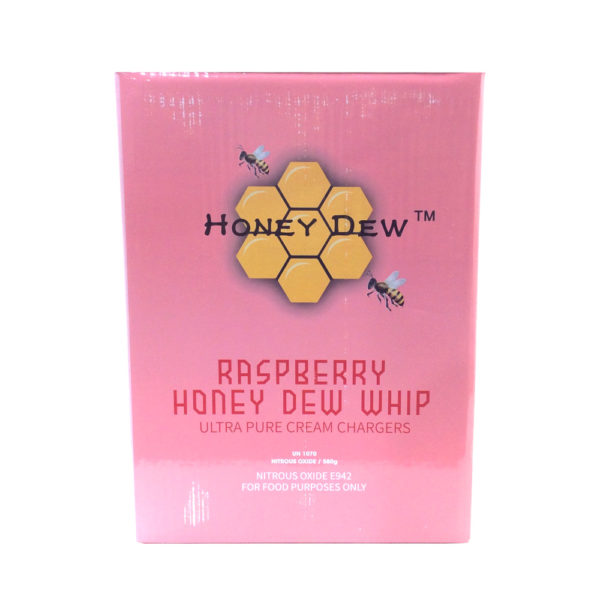 HONEY DEW 580G RASPBERRY HONEY DEW CREAM CHARGER