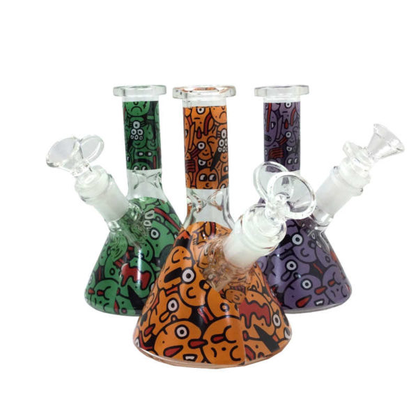 6-inch-assorted-colors-faces-beaker-water-pipe-es23623