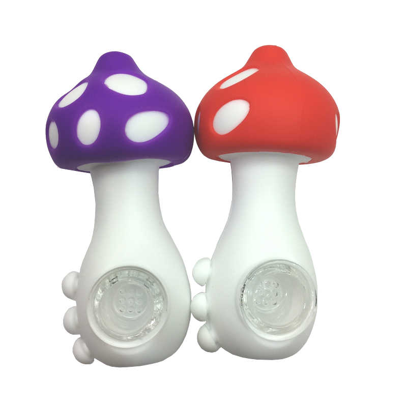 56030 (2) 4-5-inch-silicone-mushroom-hand-pipe