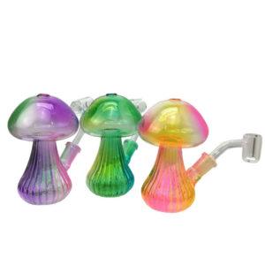 4-inch-assorted-colors-iridescent-mushroom-water-pipe-es24890